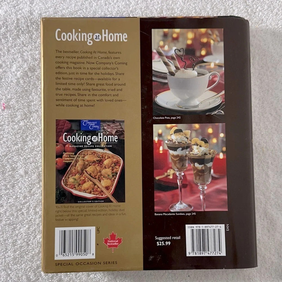 Company’s Coming Cooking At Home Collector’s Edition Hard Cover  Cookbook - Picture 14 of 14